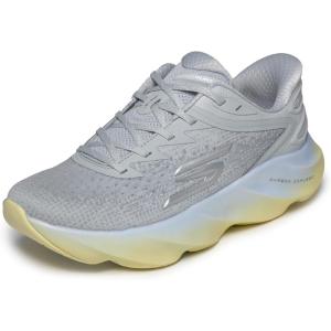 Skechers Women’s Aero Burst Hands Free Slip-ins Sneaker(Light Gray/Blue)