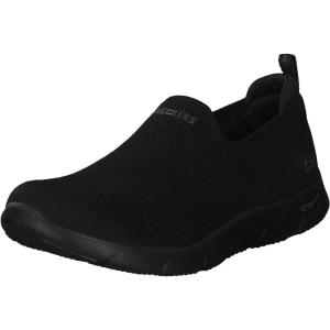 Skechers Women’s Arch Fit Refine Don’t Go Sneaker(Black)