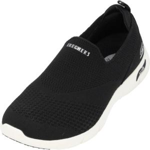 Skechers Women’s Arch Fit Refine Don’t Go Sneaker(Black Knit W White Trim)