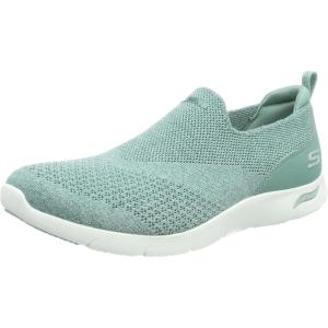 Skechers Women’s Arch Fit Refine Don’t Go Sneaker(Sage Heathered Knit)