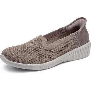 Skechers Womens Arya – Sweet Voice Hands Free Slip-ins(Taupe)