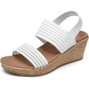 Skechers Womens Beverlee Sheer LuckSneaker(White)