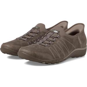 Skechers Womens Breathe Easy – Home BodySneaker(Dark Taupe)