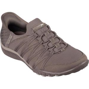 Skechers Women’s Breathe Easy – Roll With Me Sneakers(Dark Taupe)