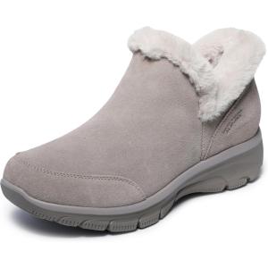 Skechers Women’s Easy Going-Fall Feeling Hands Free Slip-ins Ankle Boot(Taupe)