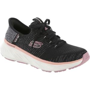 Skechers Womens Edgeride-Impression Hands Free Slip-ins(Bkpk=black/Pink)