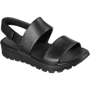 Skechers Women’s Foamies Footsteps-Breezy Feels Sandal(Black)