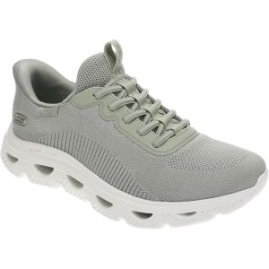 Skechers Womens Glide Step Arc Waves Slip-ins(Olive)