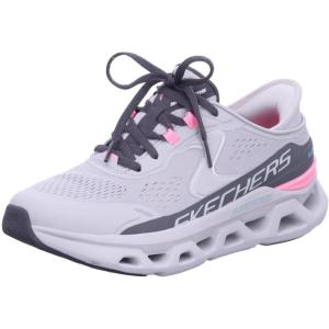 Skechers Womens Glide-Step Atlus Hands Free Slip-ins(Gypk=grey/Pink)