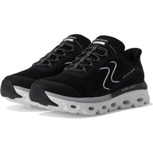 Skechers Womens Glide-Step Sole Hands Free Slip-ins(Bkw=black/White)