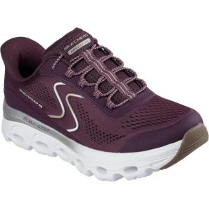 Skechers Womens Glide-Step Sole Hands Free Slip-ins(Bugd=burgundy/Gold)