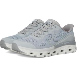 Skechers Womens Glide-Step Sole Hands Free Slip-ins(Light Gray)