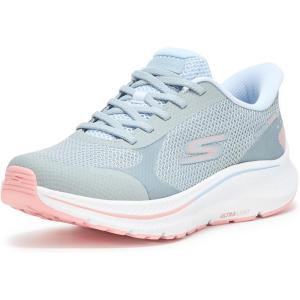 Skechers Womens Go Run Consistent 2.0 Captiva Hands Free Slip-ins(Gray/Light Blue)