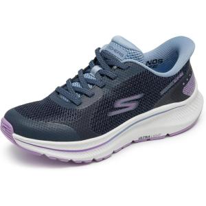 Skechers Womens Go Run Consistent 2.0 Captiva Hands Free Slip-ins(Navy/Lavender)