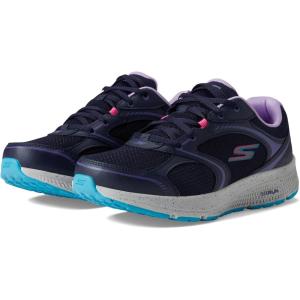 Skechers Women’s Go Run Consistent Sneaker(Navy/Lavender)
