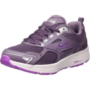 Skechers Women’s Go Run Consistent Sneaker(Plum Leather Trim)