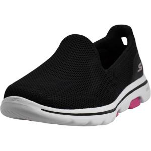 Skechers Womens Go Walk 5-15943(Black/Hot Pink)