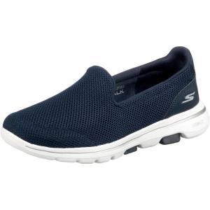 Skechers Womens Go Walk 5-15943(Navy/White)