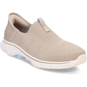 Skechers Women’s Go Walk 7 City Lights Hands Free Slip-ins(Taupe/Multi)