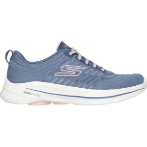 Skechers Womens Go Walk 8 Britt(Blue/Pink)
