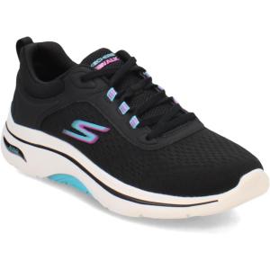 Skechers Womens Go Walk Arch Fit 2.0 Balin(Black/Multi)