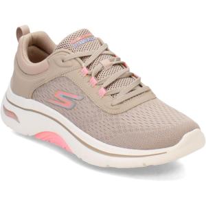 Skechers Womens Go Walk Arch Fit 2.0 Balin(Taupe/Multi)