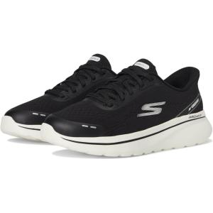 Skechers Women’s Go Walk Arch Fit N-Joy Emory Hands Free Slip-ins Sneaker(Black/White)