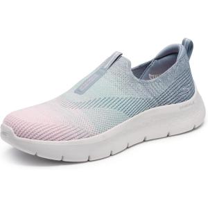 Skechers Women’s Go Walk Flex Cali Sunset Walking Shoes(Gray/Multi)