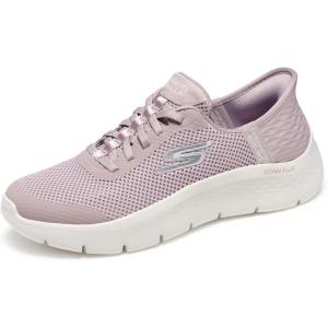 Skechers Womens Go Walk Flex Hands Free Slip-ins-Grand Entry Sneaker(Mauve)