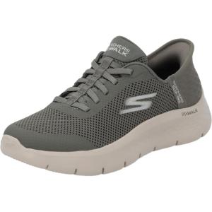 Skechers Womens Go Walk Flex Hands Free Slip-ins-Grand Entry Sneaker(Olive)