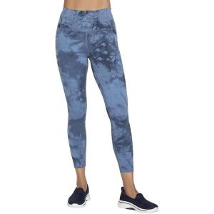 Skechers Womens Go Walk High Waisted 7/8 Legging(Blue Iris Skechdye)