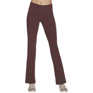 Skechers Womens Go Walk High Waisted Pant Joy – 4-Way Stretch, Moisture-Wicking, Layered Waistband(Chocolate Drizzle)