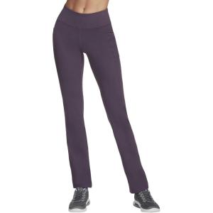 Skechers Womens Go Walk High Waisted Pant Joy – 4-Way Stretch, Moisture-Wicking, Layered Waistband(Night Shade)
