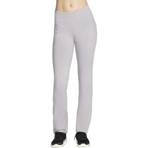 Skechers Womens Go Walk High Waisted Pant Joy – 4-Way Stretch, Moisture-Wicking, Layered Waistband(Pewter)