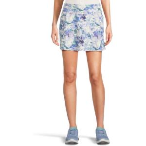 Skechers Womens Go Walk High Waisted Pickleball Skort(Blue Seascape Floral)