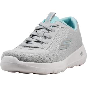 Skechers Women’s Go Walk Joy Ecstatic Sneakers(Grey/Light Blue)