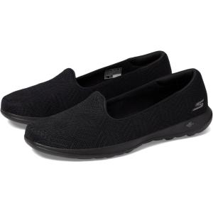 Skechers Women’s Go Walk Lite – Sweet Gal Slip-on Mesh Sneakers(Black/Black)