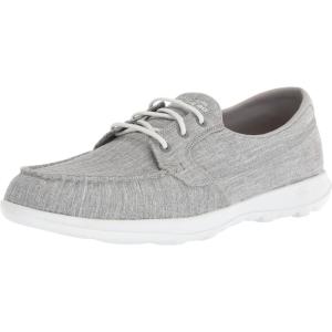 Skechers Women’s Go Walk Lite-15433 Boat Shoe(Gray Ash)