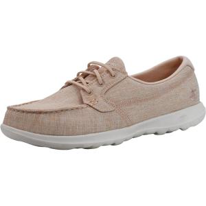 Skechers Women’s Go Walk Lite-15433 Boat Shoe(Light Pink)