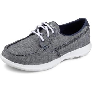Skechers Women’s Go Walk Lite-15433 Boat Shoe(Navy)
