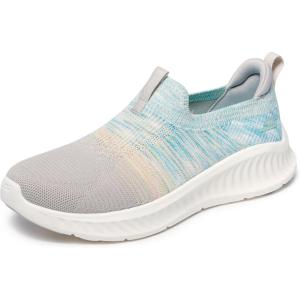 Skechers Women’s Go Walk Now Trisha Sneaker(Taupe/Multi)