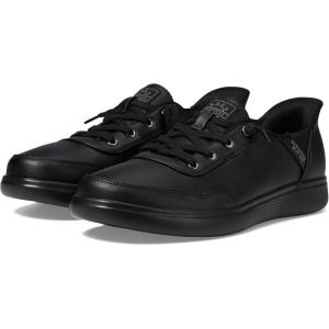 Skechers Women’s Hands Free Slip-Ins Skip Cute – B Cute Sweet Sneaker(Black/Black)