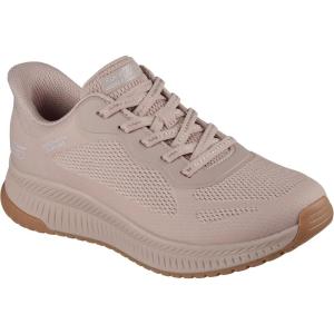 Skechers Womens Hands Free Slip-ins: Bobs Squad 4 – Staple Look(Natural Mesh)