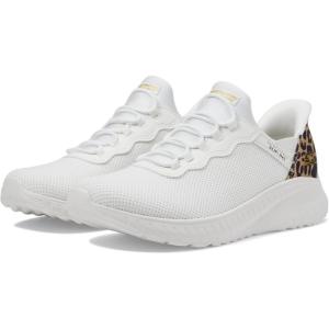 Skechers Womens Hands Free Slip-ins Bobs Squad Chaos – Seize The Hour(White)