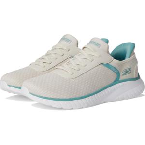 Skechers Womens Hands Free Slip-ins Bobs Squad Chaos – Stroke of Luck(Natural)