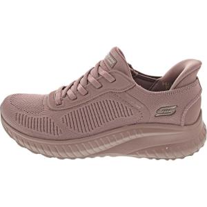 Skechers Womens Hands Free Slip-ins Bobs Squad Chaos-Current Muse(Rose)