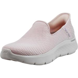 Skechers Women’s Hands Free Slip-ins Go Walk Flex Sneakers(Light Pink)