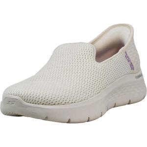 Skechers Women’s Hands Free Slip-ins Go Walk Flex Sneakers(Natural)
