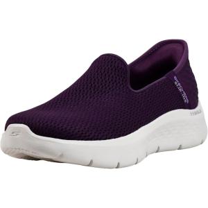 Skechers Women’s Hands Free Slip-ins Go Walk Flex Sneakers(Plum)
