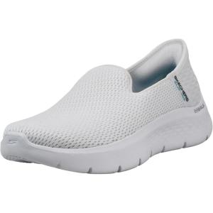 Skechers Women’s Hands Free Slip-ins Go Walk Flex Sneakers(White)